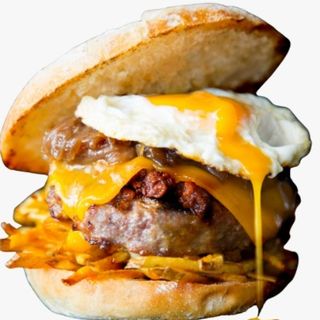 Egg cheese burger