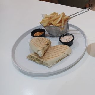 Panini viande hache