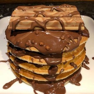 Pancake Nutella kitkat