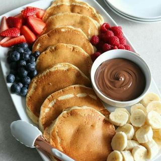 Pancake Nutella fruits de saison