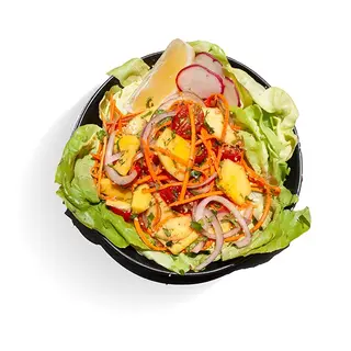 Salade mangue cacahuète