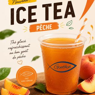 شاي مثلج ICE TEA PÊCHE