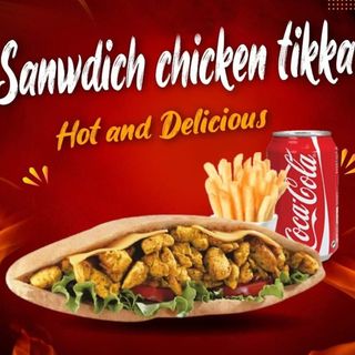 Sandwich chicken tikka