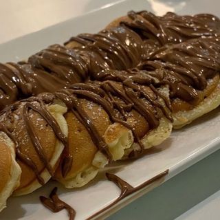mini pancakes au Nutella