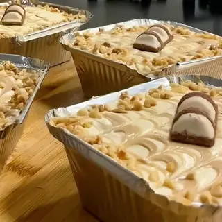Brownies Kinder & sauce Kinder