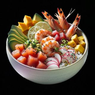 Poké saumon 