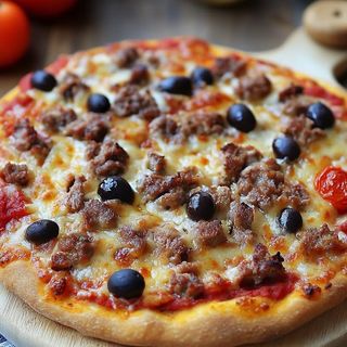 بيتزا باللحم المفروم