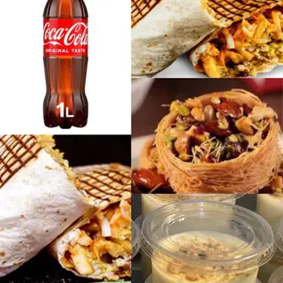 كومبو تاكوس شاورما لحم+ تاكوس دجاج