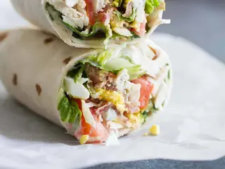 بوريتو شاورما دجاج. Borritos
