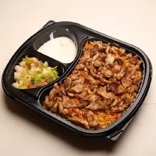 طبق رز بسمتي بالشاورما