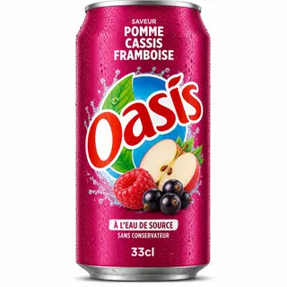 Oasis pomme cassis framboise 33cl