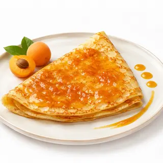 Crêpe confiture abricot