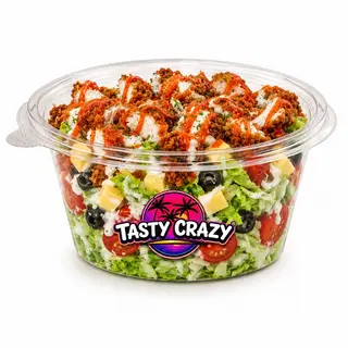 Salade crousty epicée