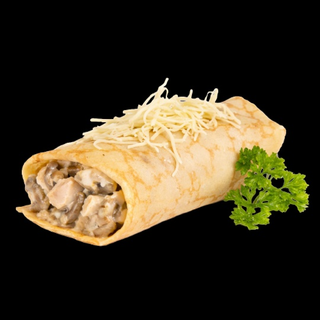 Crêpe poulet aux champignons