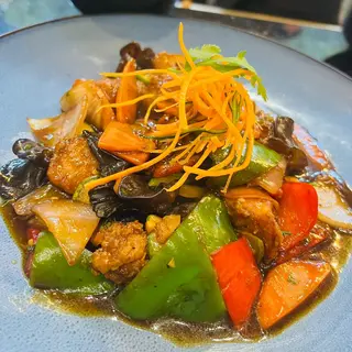 Wok de poulet