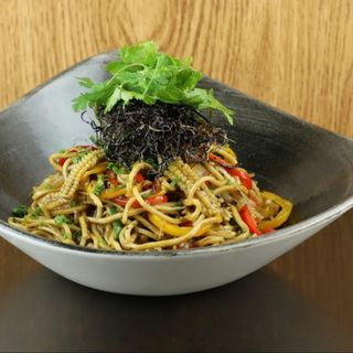 Nouilles aux crevettes