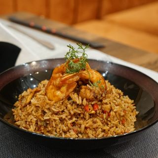 Riz Thaï aux crevettes