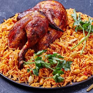 كبسة دجاج ربع حبة 