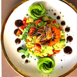 Salade Avocat Aux Crevettes