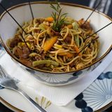 wok viande hachee