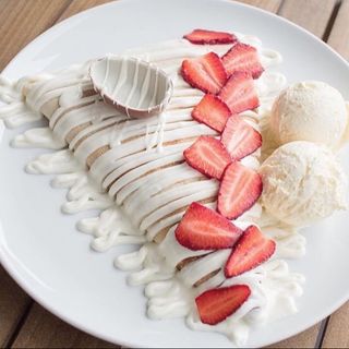 Crepe chocolate blanc