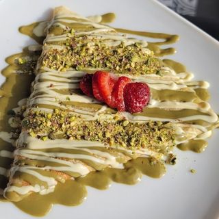 Crepe pistache