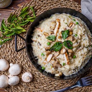 risotto poulet champinion