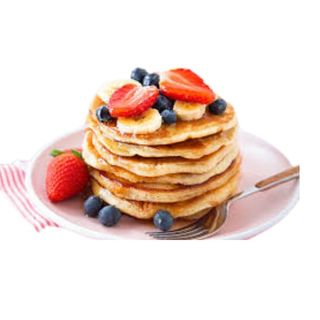 Pancakes nutella fruits