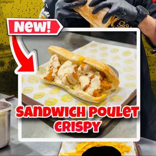 sandwich poulet crispy