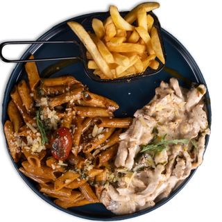 Plat émincé de poulet