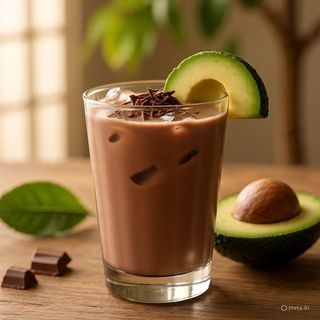 Jus d'avocat au chocolat 