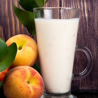 Jus de pomme au lait