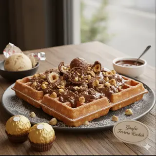 Gaufre Ferrero rocher