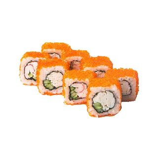 4 pieces California roll crabe