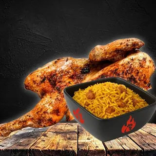 1/2  Poulet & Kabsa