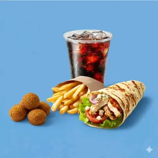 Gyros Blanc De Poulet +Falafel+Boisson +Frites 