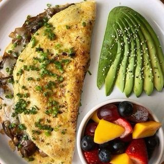 Omelette fruits