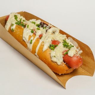 Hotdog 'n parmesan
