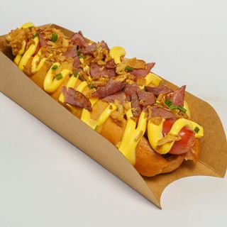 Hot dog ‘n bacon chesse