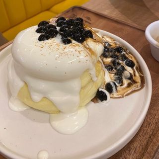 Brown sugar boba pancakes