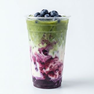 Blueberry matcha