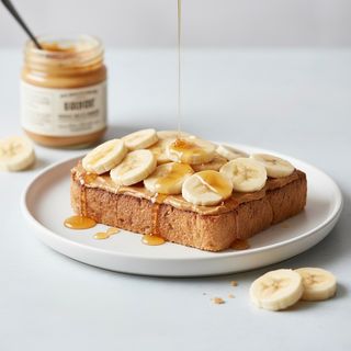 Toast Beurre de Cacahuète Banane & Miel
