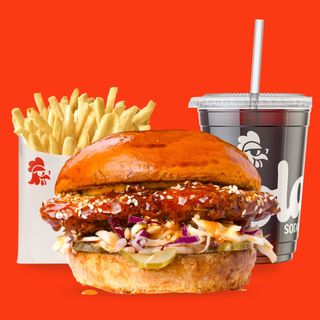 Hot Honey - Boisson au choix - Frites