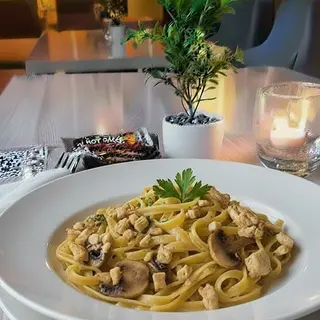 Pâtes Poulet Champignons