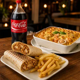 Menu Pastitsio et Tacos