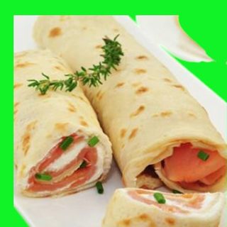 Crêpe saumon fumée