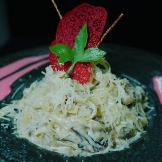 Pâtes Poulet champignon 