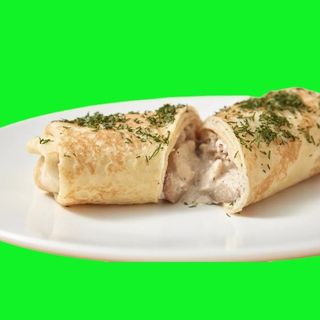 Crêpe poulet champignons