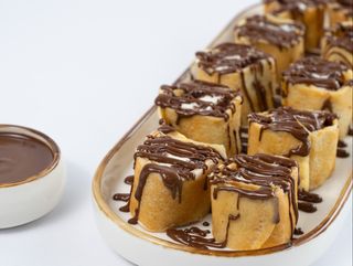 Crêpe Sushi Brownie