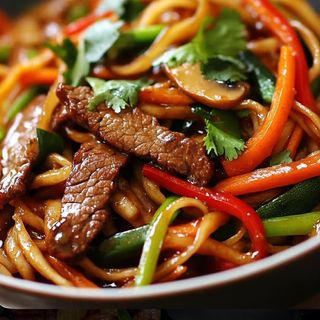 Wok De Bœuf Aux Légumes